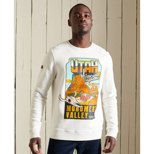 Superdry Ανδρικό φούτερ Heritage Mountain Crew Sweatshirt